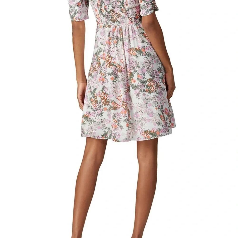 Rebecca Minkoff Floral Short Sleeve Mini Dress Size XL - Picture 3 of 11